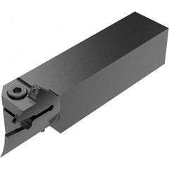 Seco - CFI, External, Right Hand, 19.5mm Max Depth of Cut, 70 to 100mm Groove Width, Indexable Grooving Tool Holder - LC.. 1606.. Insert Compatibility, 25mm Shank Height, 25mm Shank Width, 130.5mm OAL, Through Coolant - Eagle Tool & Supply