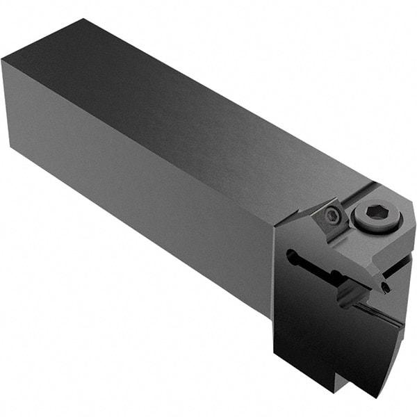 Seco - CFI, External, Left Hand, 13.5mm Max Depth of Cut, 55 to 80mm Groove Width, Indexable Grooving Tool Holder - LC.. 1604.. Insert Compatibility, 25mm Shank Height, 25mm Shank Width, 120.5mm OAL, Through Coolant - Eagle Tool & Supply