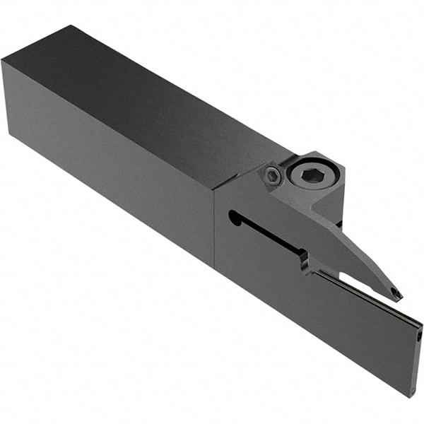 Seco - CFZ, External, Left Hand, 28mm Max Depth of Cut, 2mm Max Groove Width, Indexable Grooving Tool Holder - LC.. 2802.. Insert Compatibility, 20mm Shank Height, 20mm Shank Width, 115mm OAL, Through Coolant - Eagle Tool & Supply