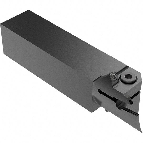 Seco - CFI, External, Left Hand, 16.5mm Max Depth of Cut, 140 to 230mm Groove Width, Indexable Grooving Tool Holder - LC.. 1605.. Insert Compatibility, 25mm Shank Height, 25mm Shank Width, 124.5mm OAL, Through Coolant - Eagle Tool & Supply