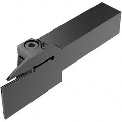 Seco - CFZ, External, Right Hand, 26mm Max Depth of Cut, 2mm Max Groove Width, Indexable Grooving Tool Holder - LC.. 2802.. Insert Compatibility, 20mm Shank Height, 20mm Shank Width, 116mm OAL, Through Coolant - Eagle Tool & Supply