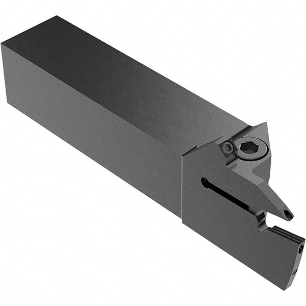 Seco - CFM, External, Left Hand, 26.5mm Max Depth of Cut, 5mm Max Groove Width, Indexable Grooving Tool Holder - LC.. 1605.. Insert Compatibility, 25mm Shank Height, 25mm Shank Width, 140mm OAL, Through Coolant - Eagle Tool & Supply