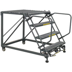Ballymore - Rolling & Wall Mounted Ladders & Platforms Type: Stairway Slope Ladder Style: 59 Degree Incline - Eagle Tool & Supply
