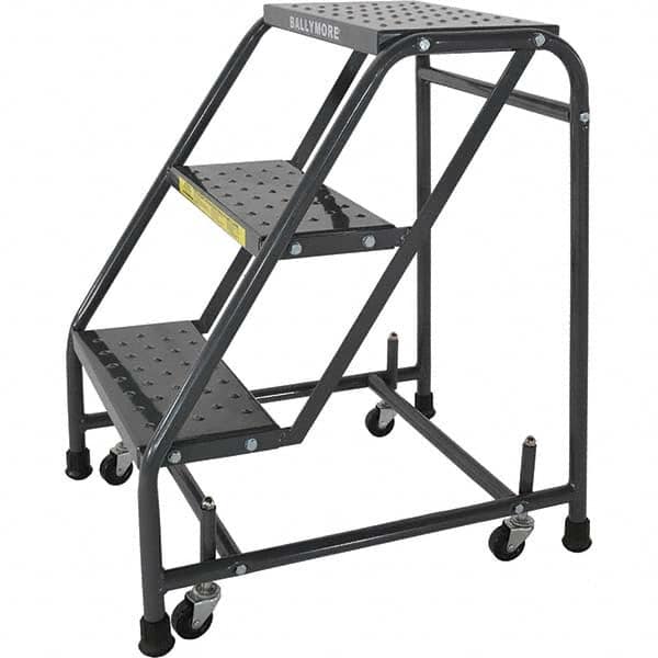 Ballymore - Rolling & Wall Mounted Ladders & Platforms Type: Stairway Slope Ladder Style: 50 Degree Incline - Eagle Tool & Supply