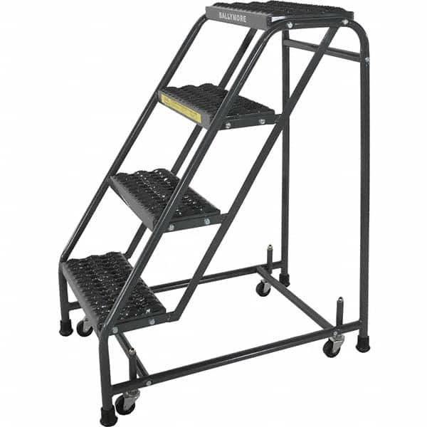 Ballymore - Rolling & Wall Mounted Ladders & Platforms Type: Stairway Slope Ladder Style: 50 Degree Incline - Eagle Tool & Supply