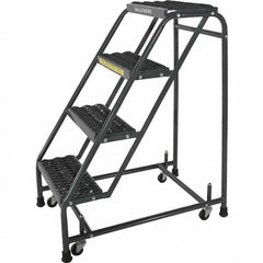 Ballymore - Rolling & Wall Mounted Ladders & Platforms Type: Stairway Slope Ladder Style: 50 Degree Incline - Eagle Tool & Supply