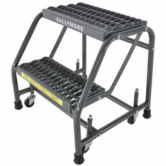 Ballymore - Rolling & Wall Mounted Ladders & Platforms Type: Stairway Slope Ladder Style: 50 Degree Incline - Eagle Tool & Supply