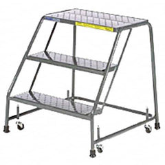 Ballymore - Rolling & Wall Mounted Ladders & Platforms Type: Stairway Slope Ladder Style: 50 Degree Incline - Eagle Tool & Supply
