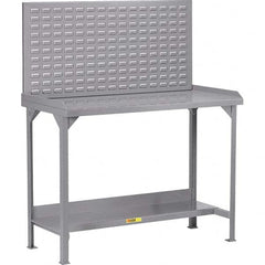 Little Giant - Stationary Work Benches, Tables Type: Work Bench Top Material: 12 Gauge Steel - Eagle Tool & Supply