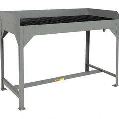 Little Giant - Stationary Work Benches, Tables Type: Parts Washing Table Top Material: Steel Bar Grating - Eagle Tool & Supply
