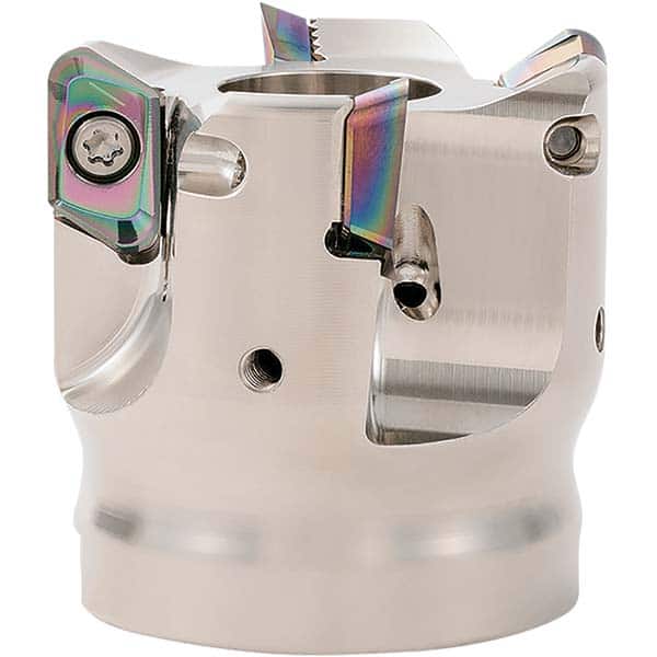 Kyocera - Indexable Chamfer & Angle Face Mills Cutting Diameter (Inch): 2.0000 Cutting Diameter (mm): 50.80 - Eagle Tool & Supply