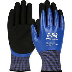 PIP - Size S, ANSI Cut Lvl A3, Puncture Lvl 4, Abrasion Lvl 4, Nitrile Coated Cut Resistant Gloves - Eagle Tool & Supply