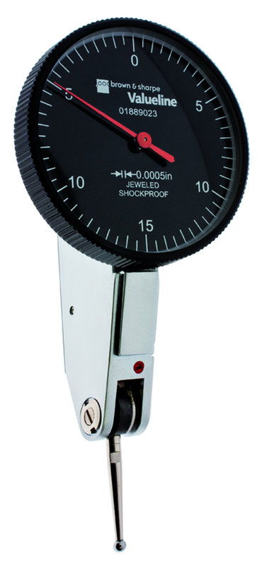 1.54" Face Diameter .0005" Graduation Black Face Dial Test Indicator Model No. 01889023 - Eagle Tool & Supply