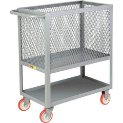 Little Giant - 1,200 Lb Capacity, 1 Shelf, Platform Truck - 36" Long x 24" Wide x 40" High - Eagle Tool & Supply
