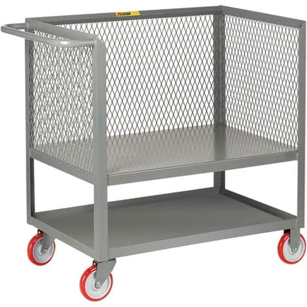 Little Giant - 1,200 Lb Capacity, 1 Shelf, Platform Truck - 48" Long x 24" Wide x 40" High - Eagle Tool & Supply