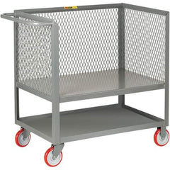 Little Giant - 1,200 Lb Capacity, 1 Shelf, Platform Truck - 36" Long x 24" Wide x 40" High - Eagle Tool & Supply