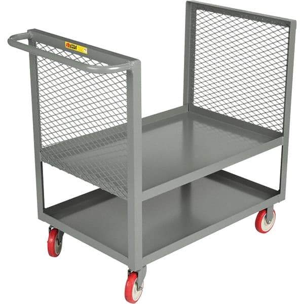 Little Giant - 1,200 Lb Capacity, 2 Shelf, Shelf Truck - 48" Long x 24" Wide x 40" High - Eagle Tool & Supply