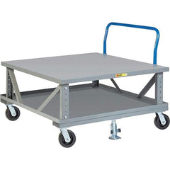 Little Giant - 3,600 Lb Capacity Steel Adjustable Pallet Stand - 48" High - Eagle Tool & Supply