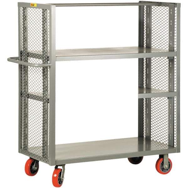 Little Giant - 3,600 Lb Capacity, 2 Shelf, Shelf Truck - 48" Long x 30" Wide x 57" High - Eagle Tool & Supply