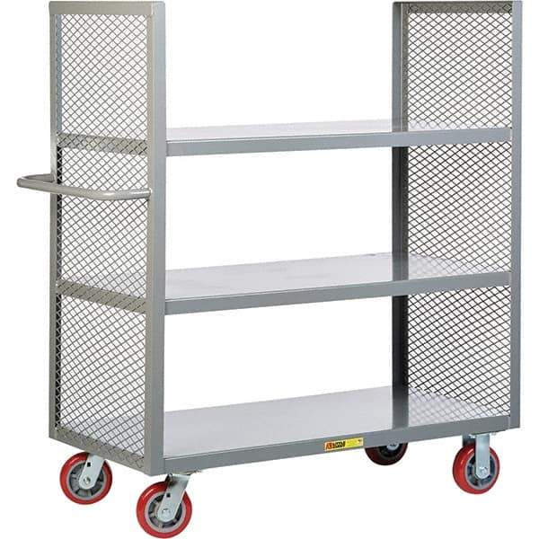 Little Giant - 3,600 Lb Capacity, 3 Shelf, Shelf Truck - 60" Long x 24" Wide x 57" High - Eagle Tool & Supply