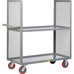 Little Giant - 3,600 Lb Capacity, 2 Shelf, Shelf Truck - 48" Long x 30" Wide x 57" High - Eagle Tool & Supply