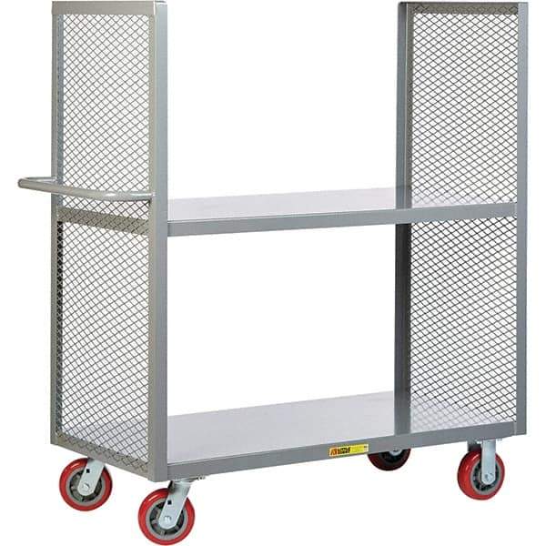 Little Giant - 3,600 Lb Capacity, 2 Shelf, Shelf Truck - 48" Long x 30" Wide x 57" High - Eagle Tool & Supply