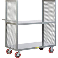 Little Giant - 3,600 Lb Capacity, 2 Shelf, Shelf Truck - 48" Long x 30" Wide x 57" High - Eagle Tool & Supply