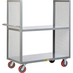 Little Giant - 3,600 Lb Capacity, 2 Shelf, Shelf Truck - 48" Long x 24" Wide x 57" High - Eagle Tool & Supply