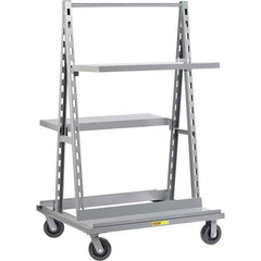 Little Giant - 2 Shelf Steel Shelving - 42" Wide x 67" High x 36" Deep, Gray - Eagle Tool & Supply