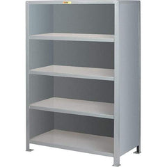 Little Giant - 5 Shelf Steel Shelving - 24" Wide x 72" High x 48" Deep, Gray - Eagle Tool & Supply