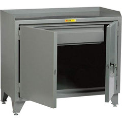 Little Giant - 3,600 Lb Capacity, 1 Drawer Mobile Cabinet Bench - 24" Wide x 43" High - Eagle Tool & Supply