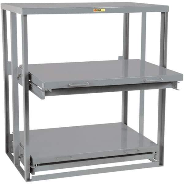 Little Giant - 2,000 Lb Capacity, 1 Shelf, Shelving - 36" Long x 53" Wide x 60" High - Eagle Tool & Supply