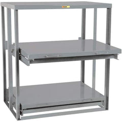 Little Giant - 2,000 Lb Capacity, 1 Shelf, Shelving - 36" Long x 53" Wide x 60" High - Eagle Tool & Supply