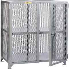 Little Giant - 1 Shelf Storage Cabinet - Steel, 61" Wide x 33" Deep x 52" High - Eagle Tool & Supply