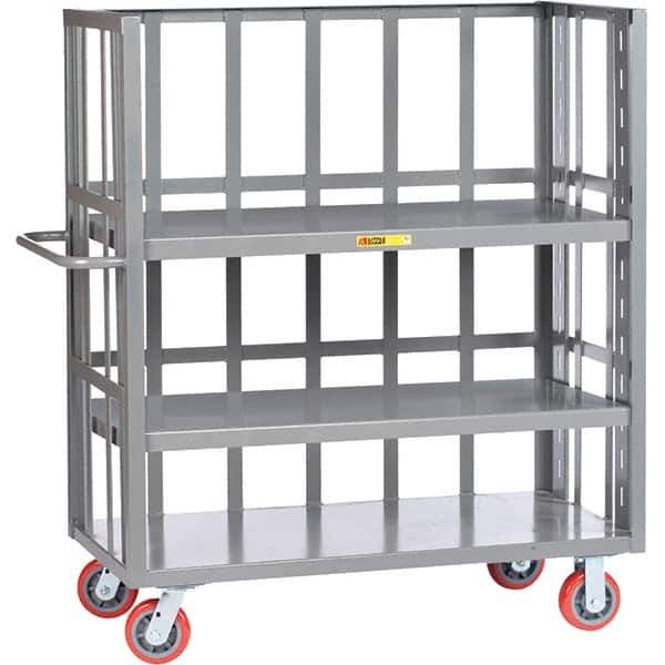 Little Giant - 3,600 Lb Capacity, 2 Shelf, Shelf Truck - 48" Long x 24" Wide x 57" High - Eagle Tool & Supply