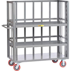 Little Giant - 3,600 Lb Capacity, 2 Shelf, Shelf Truck - 48" Long x 24" Wide x 57" High - Eagle Tool & Supply