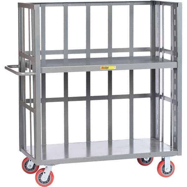 Little Giant - 3,600 Lb Capacity, 1 Shelf, Shelf Truck - 48" Long x 30" Wide x 57" High - Eagle Tool & Supply