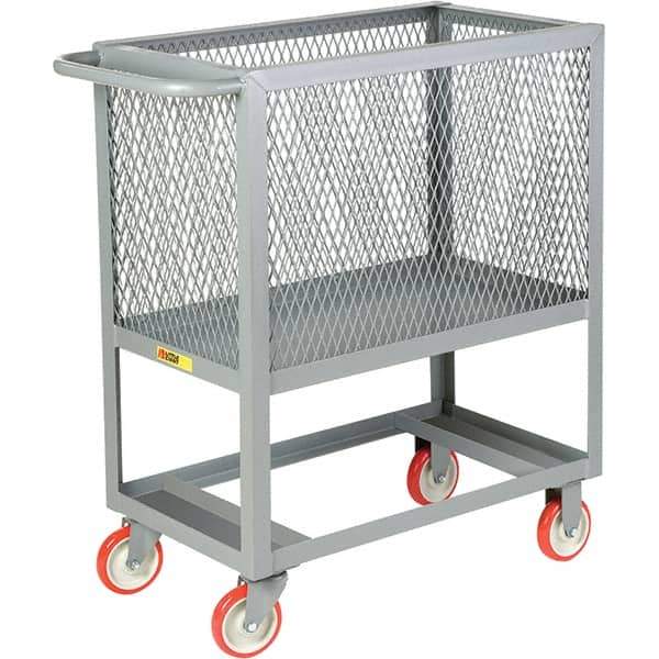 Little Giant - 1,200 Lb Capacity, 1 Shelf, Platform Truck - 37" Long x 18" Wide x 40" High - Eagle Tool & Supply