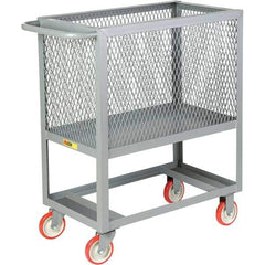 Little Giant - 1,200 Lb Capacity, 1 Shelf, Platform Truck - 53" Long x 24" Wide x 40" High - Eagle Tool & Supply