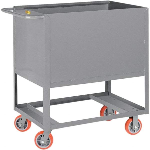 Little Giant - 2,000 Lb Capacity, 1 Shelf, Platform Truck - 53" Long x 24" Wide x 40" High - Eagle Tool & Supply