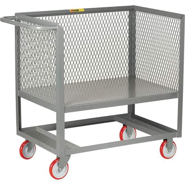Little Giant - 1,200 Lb Capacity, 1 Shelf, Platform Truck - 37" Long x 18" Wide x 40" High - Eagle Tool & Supply
