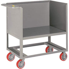 Little Giant - 2,000 Lb Capacity, 1 Shelf, Platform Truck - 41" Long x 24" Wide x 40" High - Eagle Tool & Supply