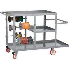 Little Giant - 24" Wide x 54" Long x 35" High Maintenance Cart - Steel, Polyurethane Casters - Eagle Tool & Supply