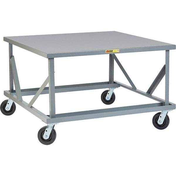 Little Giant - 3,600 Lb Capacity Steel Adjustable Pallet Stand - 30" High - Eagle Tool & Supply