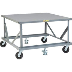 Little Giant - 3,600 Lb Capacity Steel Adjustable Pallet Stand - 30" High - Eagle Tool & Supply