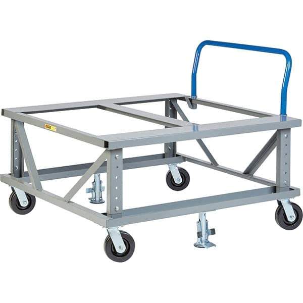 Little Giant - 3,600 Lb Capacity Steel Adjustable Pallet Stand - 48" High - Eagle Tool & Supply