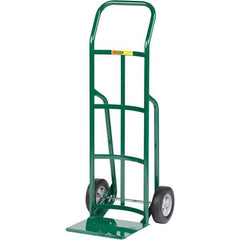 Little Giant - 800 Lb Capacity 47" OAH Hand Truck - Continuous Handle, Steel, Rubber Wheels - Eagle Tool & Supply
