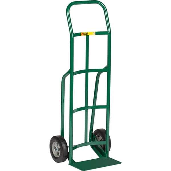Little Giant - 800 Lb Capacity 47" OAH Hand Truck - Continuous Handle, Steel, Rubber Wheels - Eagle Tool & Supply