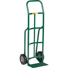 Little Giant - 800 Lb Capacity 47" OAH Hand Truck - Continuous Handle, Steel, Rubber Wheels - Eagle Tool & Supply