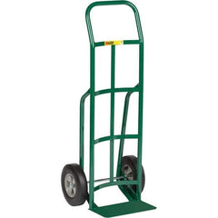 Little Giant - 800 Lb Capacity 47" OAH Hand Truck - Continuous Handle, Steel, Rubber Wheels - Eagle Tool & Supply